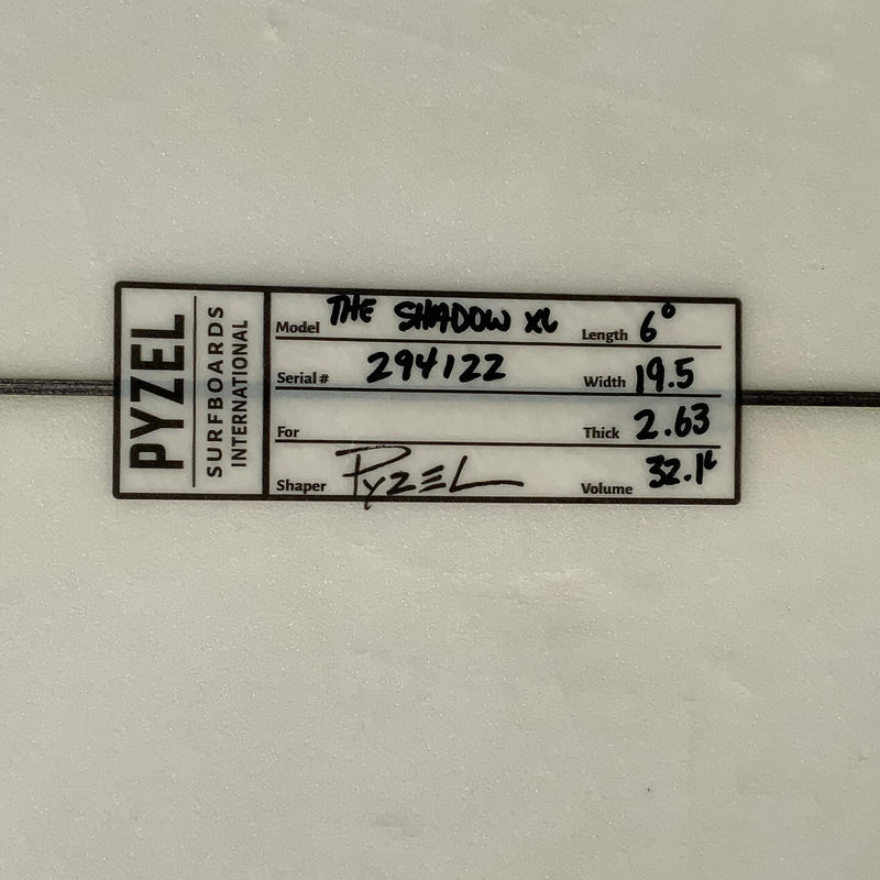 Load image into Gallery viewer, Pyzel Shadow XL 6'0 × 19 ½ × 2 ⅝ Surfboard • USED 4