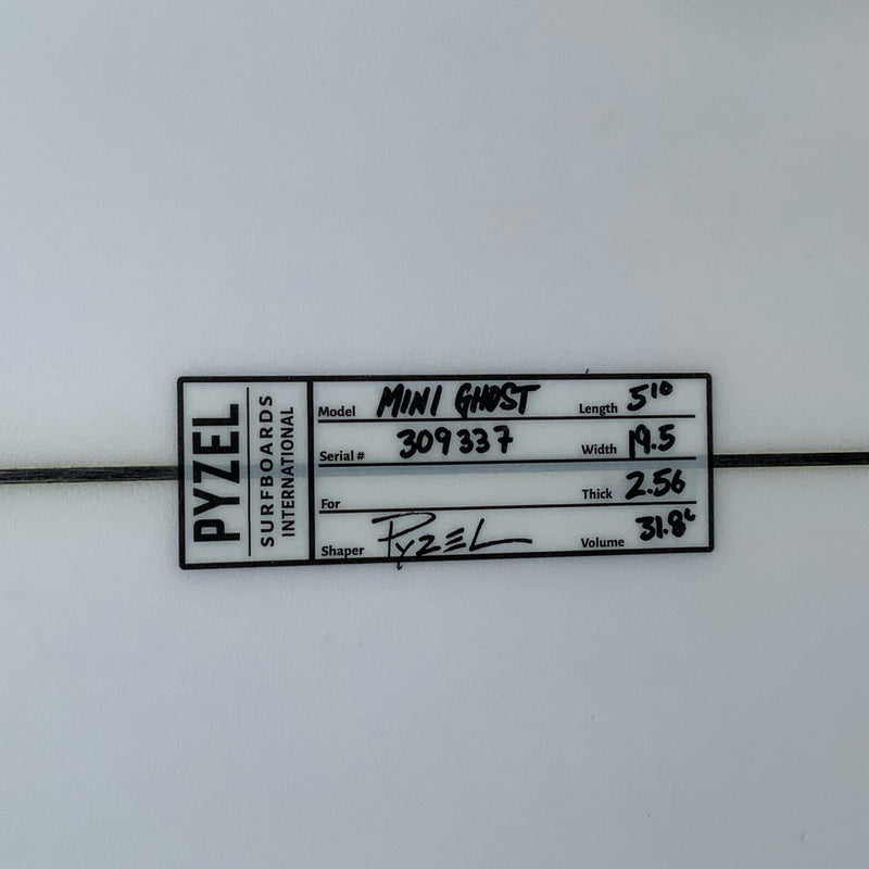 Load image into Gallery viewer, Pyzel Mini Ghost 5'10 × 19 ½ × 2 9/16 Surfboard • USED 4