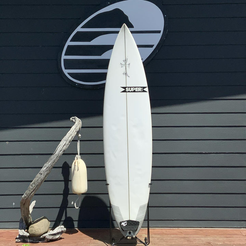 Load image into Gallery viewer, SUPERbrand Black Out 6'10 × 19 × 2 7/16 Surfboard • USED 1