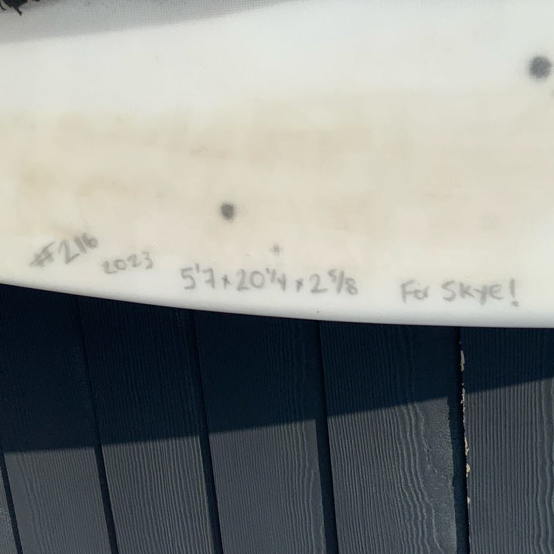 Load image into Gallery viewer, Cypress Coast Custom 5'7 × 20 ¼ × 2 ⅝ Surfboard • USED 4