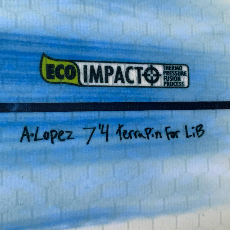 Load image into Gallery viewer, Lib Tech Terrapin ecoIMPACTO 7'4 × 21 ¼ × 2 ⅗ Surfboard • USED 4
