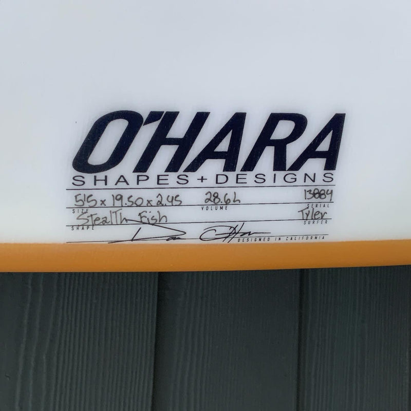 Load image into Gallery viewer, Solid Stealth Fish Bio-Flex 5'5 × 19 ½ × 2.45 Surfboard • USED 4
