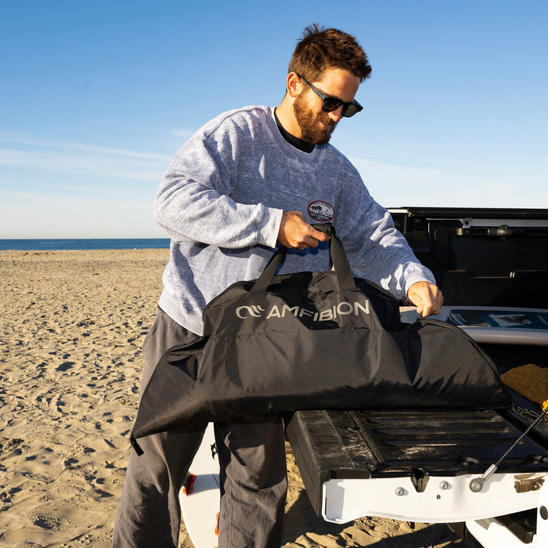 Load image into Gallery viewer, AMFIBION Stowaway 2-in-1 Changing Mat to Duffel Surf Bag 11