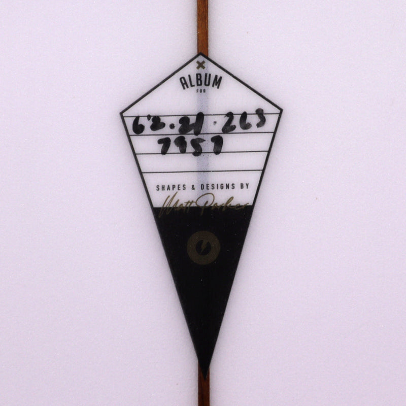 Load image into Gallery viewer, Album Surf Twinsman 6'2 × 21 × 2 ⅝ Surfboard - Clear 4
