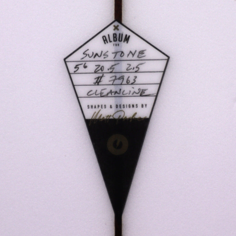 Load image into Gallery viewer, Album Surf Sunstone 5'6 × 20 ½ × 2 ½ Surfboard - Clear 4