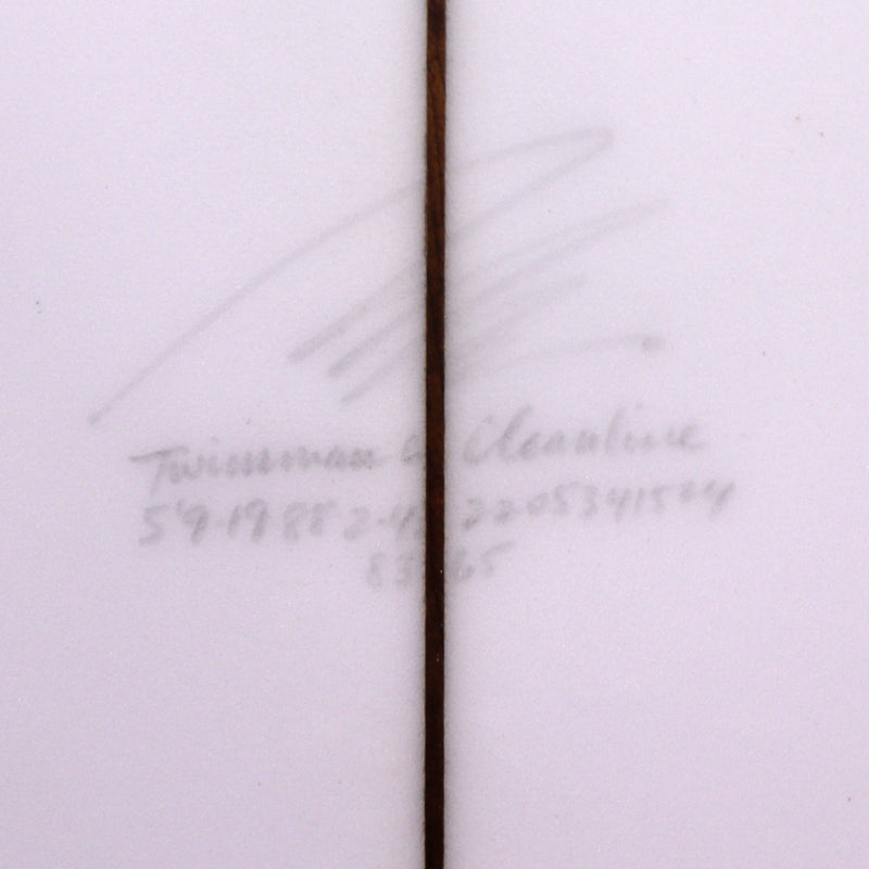 Load image into Gallery viewer, Album Surf Twinsman 5'9 × 19 ⅞ × 2 ⅖ Surfboard - Clear 4