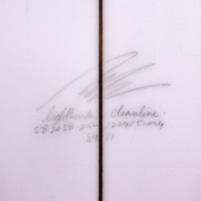 Load image into Gallery viewer, Album Surf Lightbender 5'8 × 20 ⅜ × 2 ½ Surfboard - Clear 4