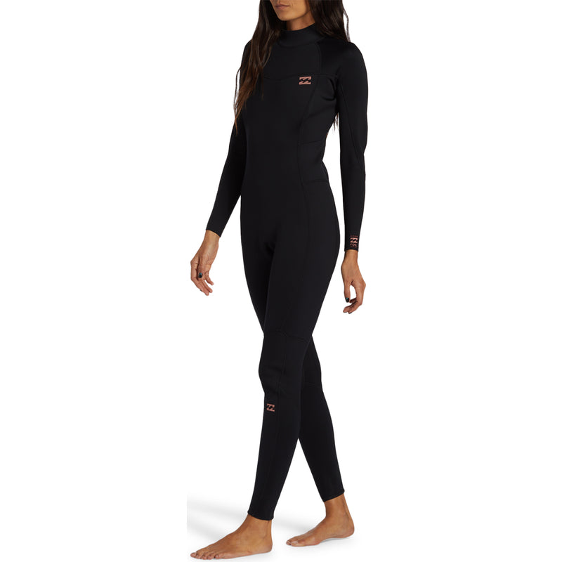 Load image into Gallery viewer, Billabong Women's Foil 3/2 Back-Zip Wetsuit 3