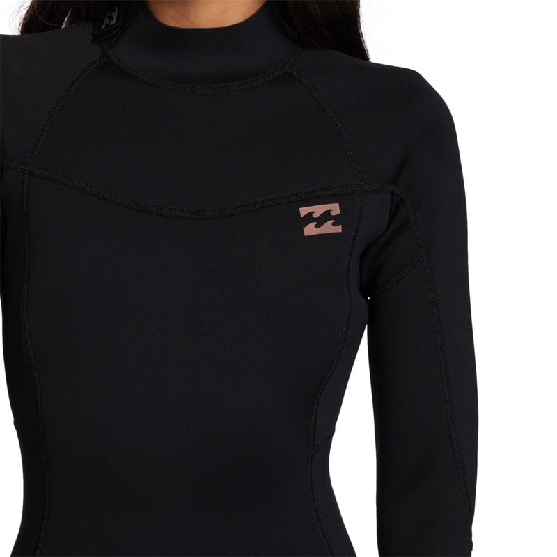 Load image into Gallery viewer, Billabong Women's Foil 3/2 Back-Zip Wetsuit 4