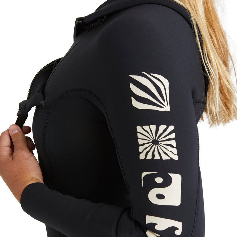 Load image into Gallery viewer, Billabong Women's Synergy Natural Upcycler 3/2 Chest-Zip Wetsuit 9