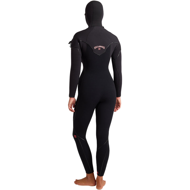 Load image into Gallery viewer, Billabong Women's Furnace Ultra 5/4 Hooded Gullwing Chest-Zip Wetsuit 2