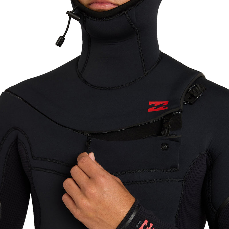 Load image into Gallery viewer, Billabong Absolute Ultra 5/4 Hooded Chest-Zip Wetsuit 6
