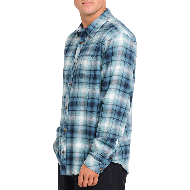 Load image into Gallery viewer, Billabong Coastline Long Sleeve Button-Up Flannel Shirt 5