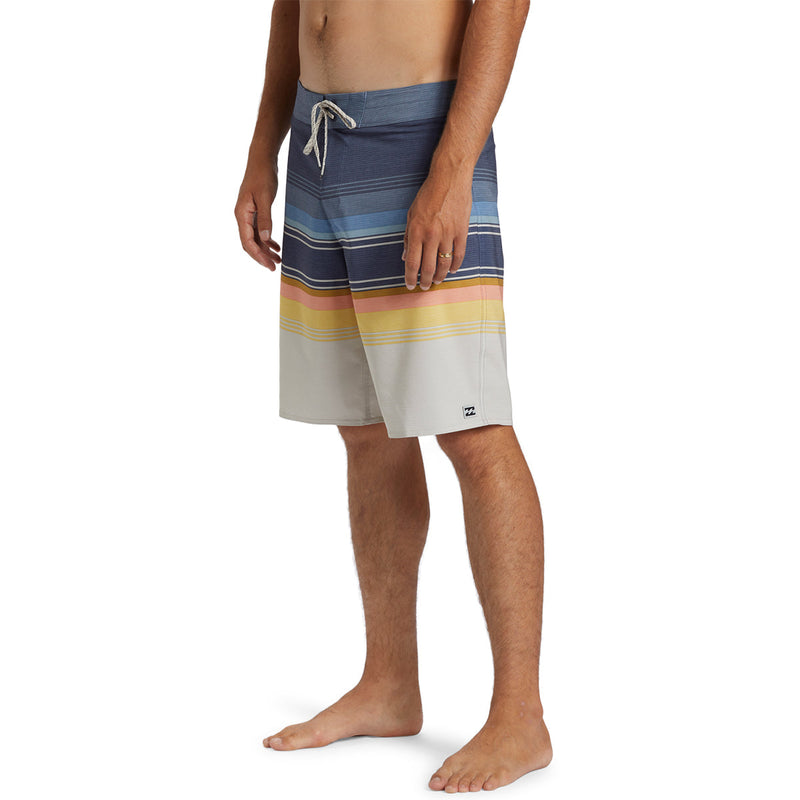Load image into Gallery viewer, Billabong All-Day Stripe Pro 20" Boardshorts - Dusty Navy 3
