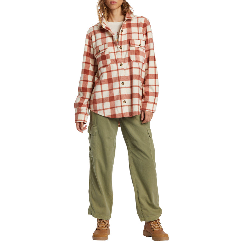 Load image into Gallery viewer, Billabong Women's Forge Fleece Shacket Jacket 13