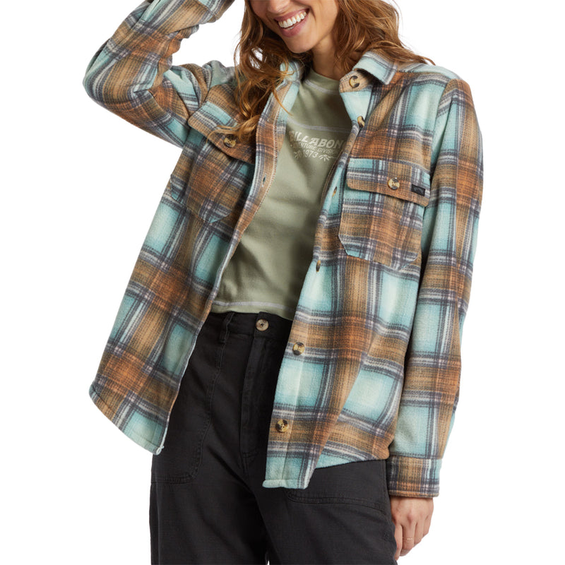 Load image into Gallery viewer, Billabong Women's Forge Fleece Shacket Jacket 6