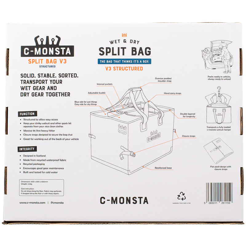 Load image into Gallery viewer, C-Monsta V3 Structured Split Bag - 70L 10