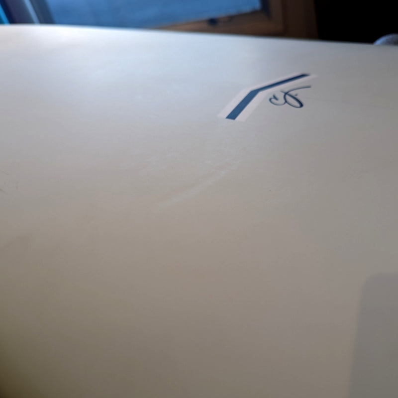 Load image into Gallery viewer, CJ Nelson Designs Outlier Two Plus One Thunderbolt Red 7'0 × 23 × 3 ⅛ Surfboard - Sage Green • DAMAGED 5