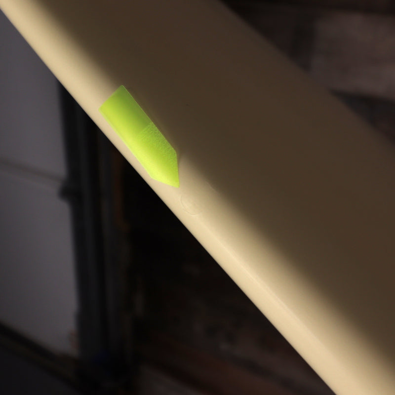 Load image into Gallery viewer, CJ Nelson Designs Parallax Thunderbolt Red 9'9 × 24 × 3 ⅓ Surfboard - Tan • DAMAGED 6