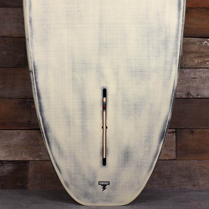 Load image into Gallery viewer, CJ Nelson Designs Slasher Low Pro Thunderbolt Black 9'3 × 23 × 3 Surfboard - Black Tan/Brushed Carbon 3