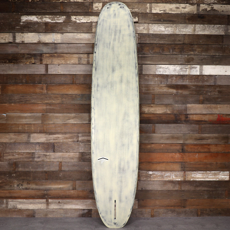 Load image into Gallery viewer, CJ Nelson Designs Slasher Low Pro Thunderbolt Black 9'3 × 23 × 3 Surfboard - Black Tan/Brushed Carbon • REPAIRED 2