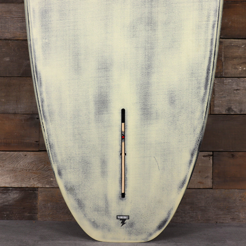 Load image into Gallery viewer, CJ Nelson Designs Slasher Low Pro Thunderbolt Black 9'3 × 23 × 3 Surfboard - Black Tan/Brushed Carbon • REPAIRED 3