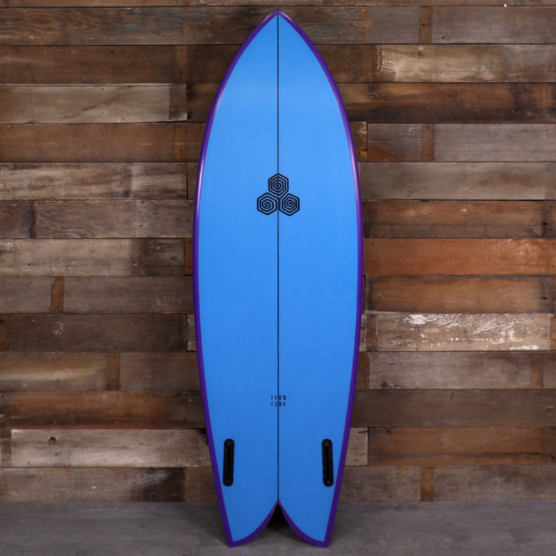 Load image into Gallery viewer, Channel Islands Feb's Fish 5'5 × 20 ⅛ × 2 5/16 Surfboard - Blue/Purple 2