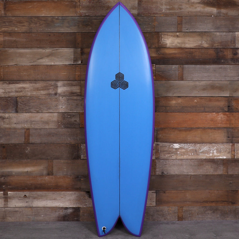 Load image into Gallery viewer, Channel Islands Feb's Fish 5'9 × 20 ⅞ × 2 ½ Surfboard - Blue/Purple 1