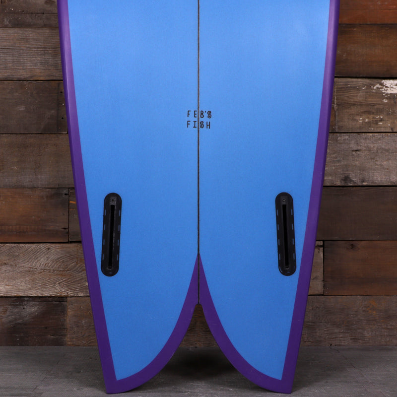 Load image into Gallery viewer, Channel Islands Feb's Fish 6'1 × 21 ½ × 2 ¾ Surfboard - Blue/Purple 3