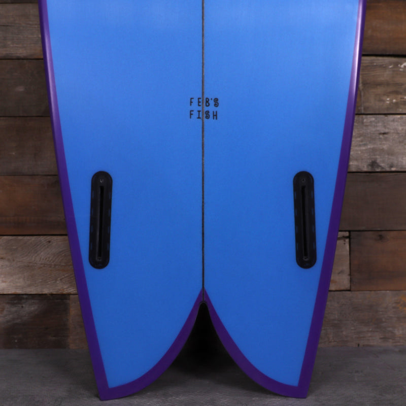 Load image into Gallery viewer, Channel Islands Feb's Fish 6'1 × 21 ½ × 2 ¾ Surfboard - Blue/Purple 3