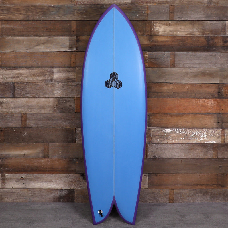 Load image into Gallery viewer, Channel Islands Feb's Fish 5'5 × 20 ⅛ × 2 5/16 Surfboard - Blue/Purple 1
