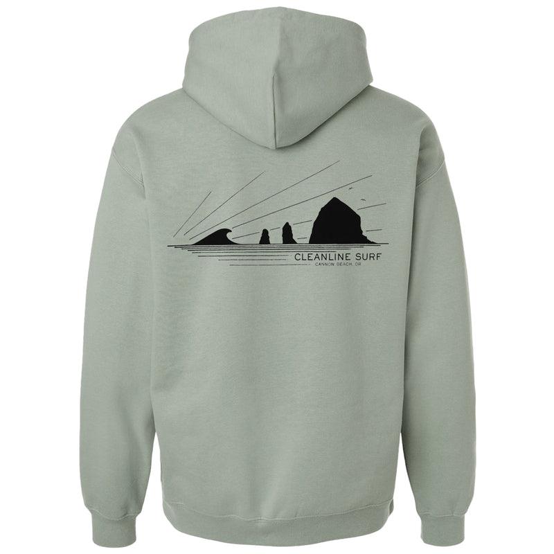 Load image into Gallery viewer, Cleanline Haystack Rays Pullover Hoodie 1