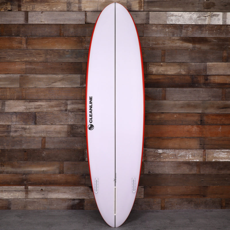 Load image into Gallery viewer, Cleanline 2 + 1 Egg 7'0 × 21 ½ × 2 ⅞ Surfboard - Red 2