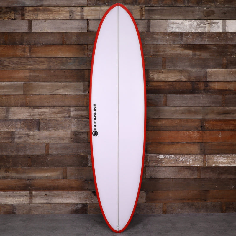 Load image into Gallery viewer, Cleanline 2 + 1 Egg 7'0 × 21 ½ × 2 ⅞ Surfboard - Red 1