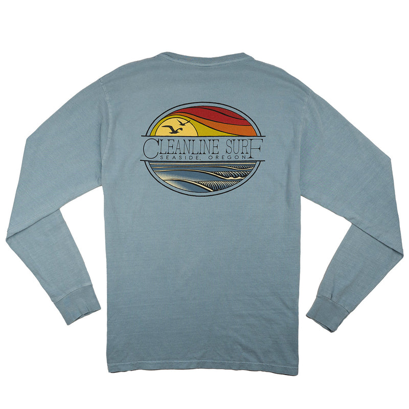 Load image into Gallery viewer, Cleanline Sun Sets Long Sleeve T-Shirt 3