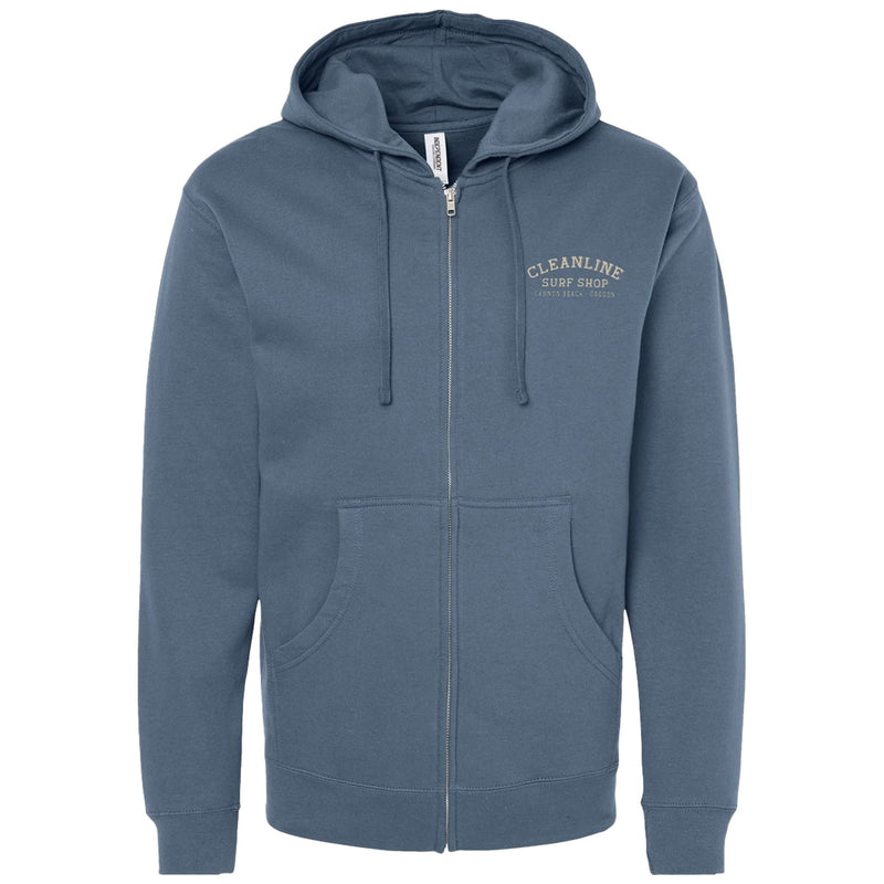 Load image into Gallery viewer, Cleanline Blue Moon Zip-Up Hoodie 2