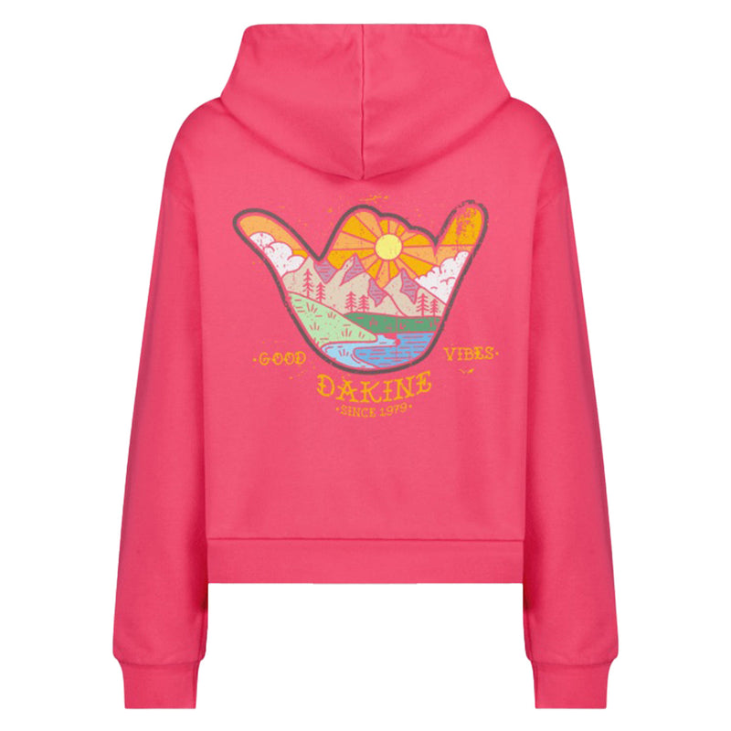 Load image into Gallery viewer, Dakine Women's Gaia Graphic Crop Pullover Hoodie 6