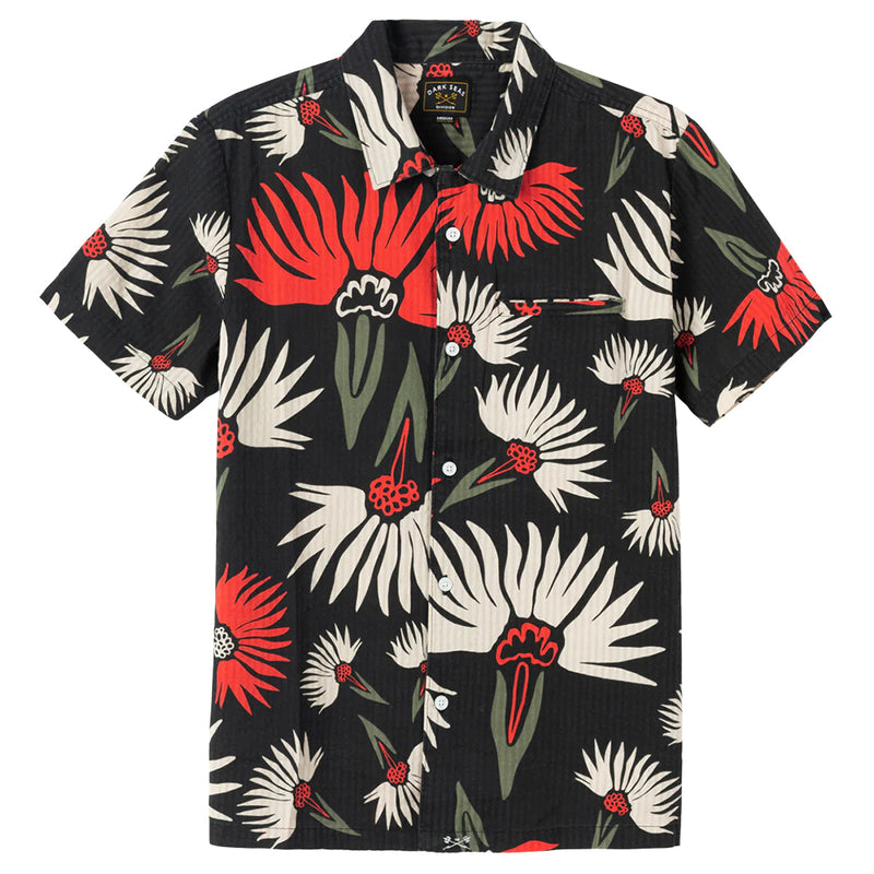 Load image into Gallery viewer, Dark Seas Canyon Short Sleeve Button-Up Shirt 1
