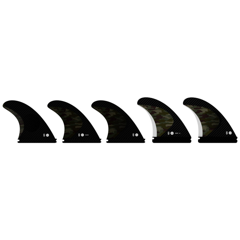 Load image into Gallery viewer, Endorfins KS1 × Outerknown Single Tab Tri-Quad Fin Set 4