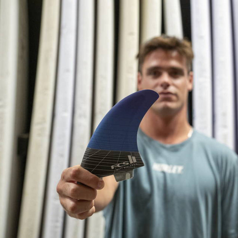 Load image into Gallery viewer, FCS II Matt Biolos PC Carbon Tri-Quad Fin Set 6