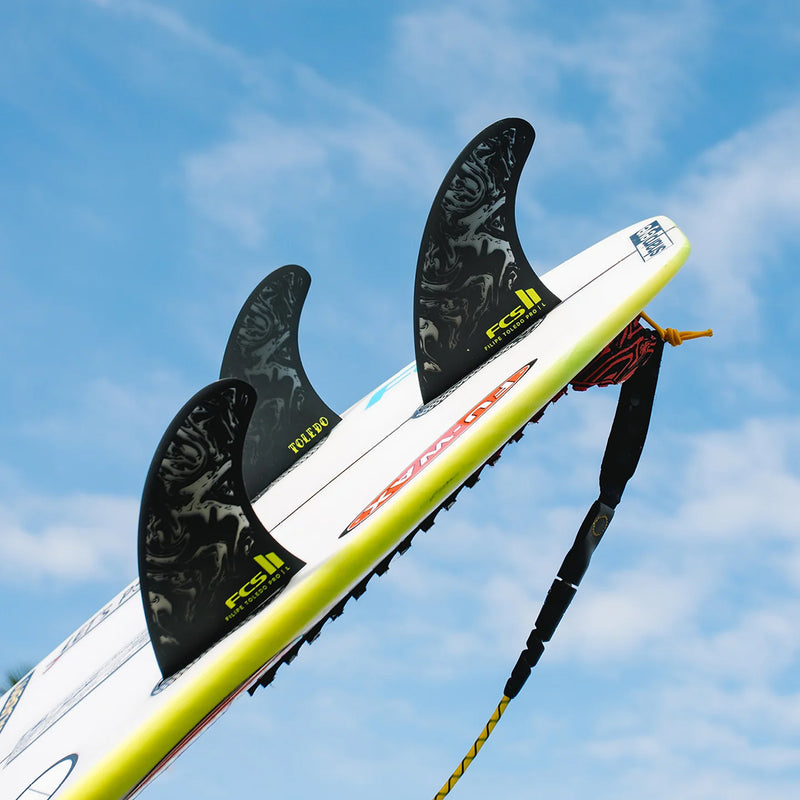Load image into Gallery viewer, FCS II Filipe Toledo Pro PG Tri-Fin Set 4