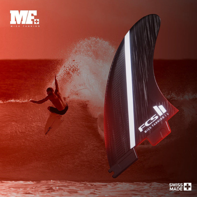 Load image into Gallery viewer, FCS II Mick Fanning Glass Fibre Fusion Tri-Fin Set 8
