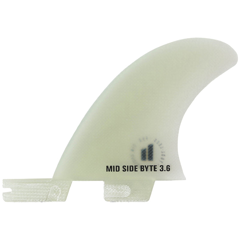 Load image into Gallery viewer, FCS II Mid Byte PG Side Bites Fin Set - Clear 2