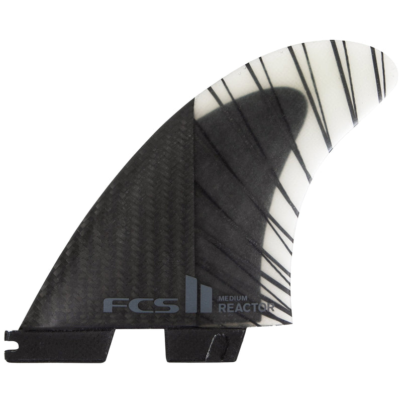 Load image into Gallery viewer, FCS II Reactor PC Carbon + Aircore Tri-Fin Set 1