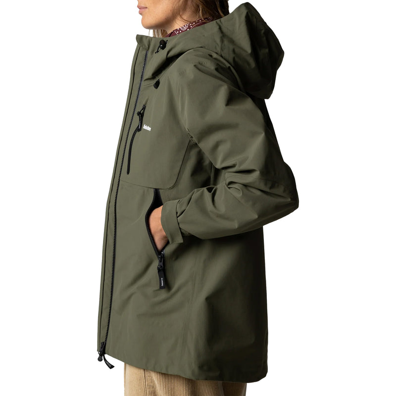 Load image into Gallery viewer, Finisterre Women's Stormbird Waterproof Hooded Zip-Up Jacket 19