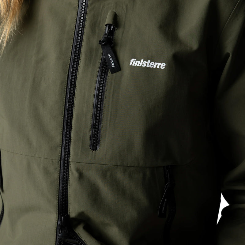 Load image into Gallery viewer, Finisterre Women's Stormbird Waterproof Hooded Zip-Up Jacket 21