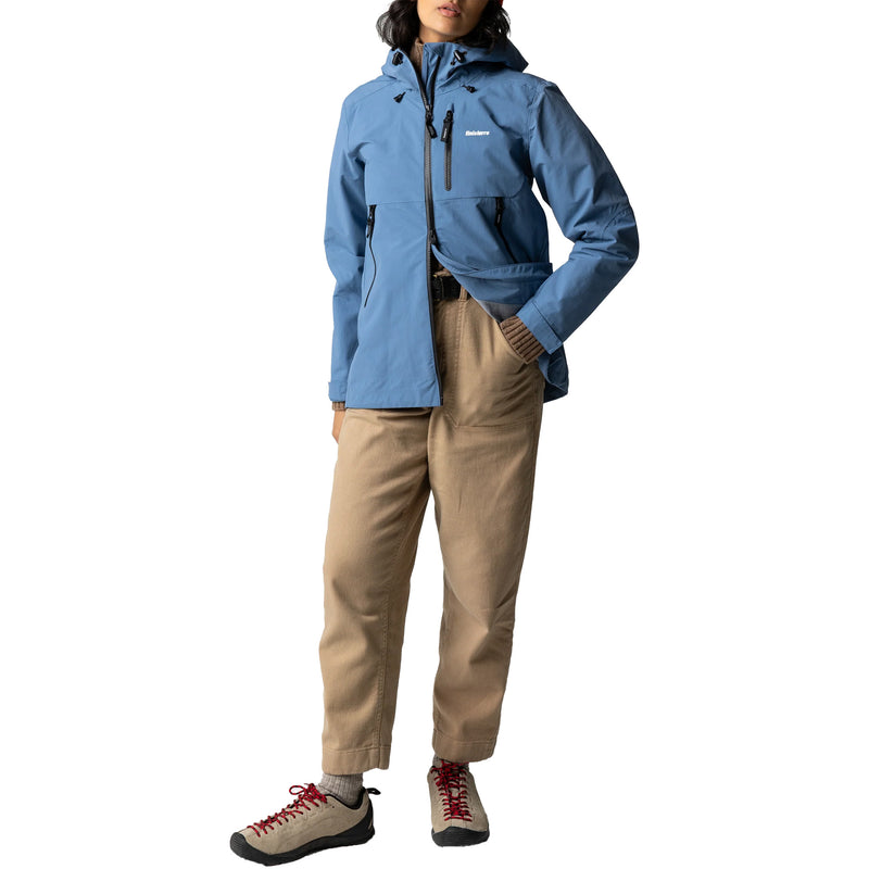 Load image into Gallery viewer, Finisterre Women's Stormbird Waterproof Hooded Zip-Up Jacket 11