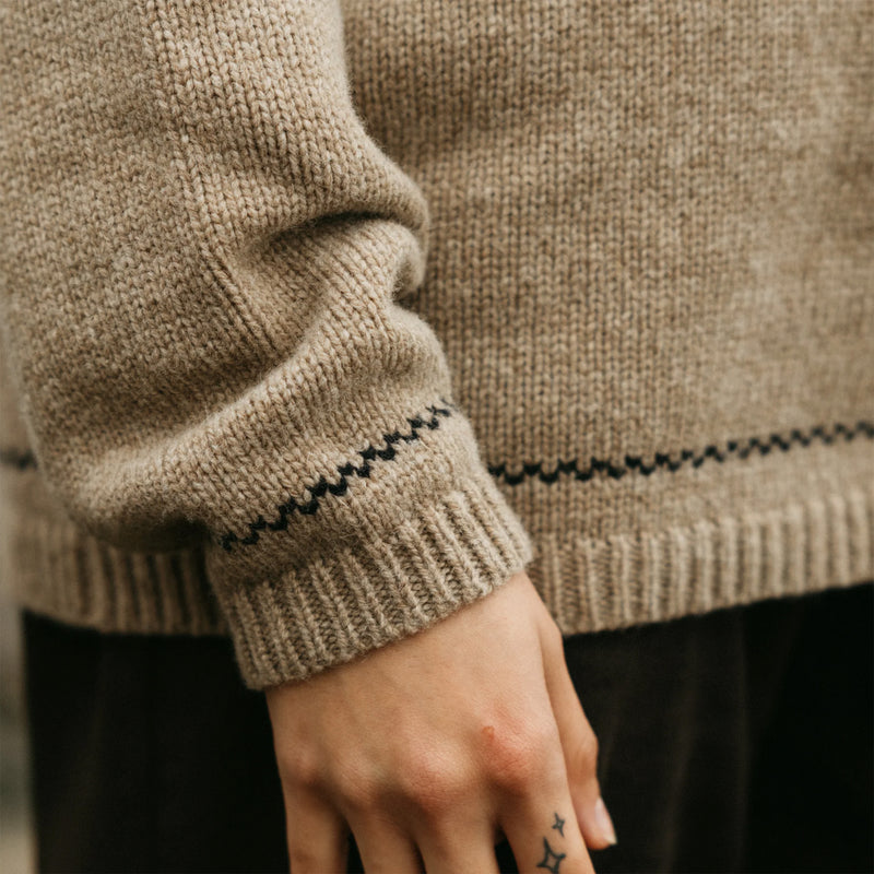 Load image into Gallery viewer, Finisterre Women's Taran Tipped Knit Sweater 5