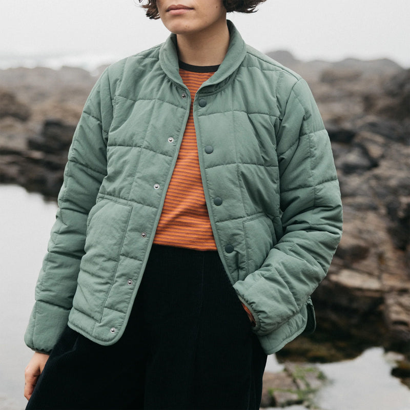 Load image into Gallery viewer, Finisterre Women's Lapwing Insulated Snap-Button Jacket 2