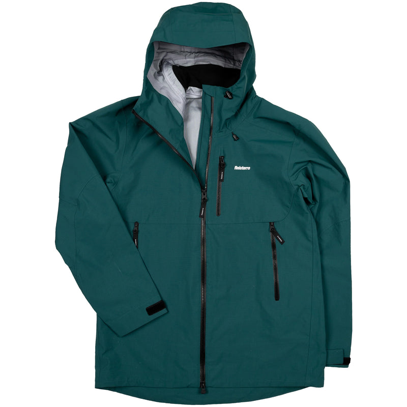 Load image into Gallery viewer, Finisterre Stormbird Waterproof Hooded Zip-Up Jacket 1